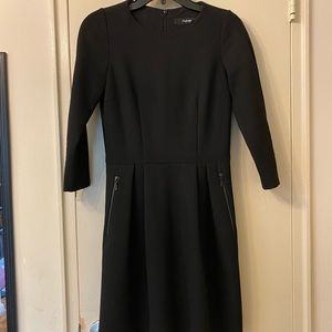 Hallhuber black baby doll dress XS